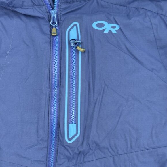 Outdoor Research Ascendant Hoody Pertex Microlight Jacket Men Large Blue - Picture 9 of 16